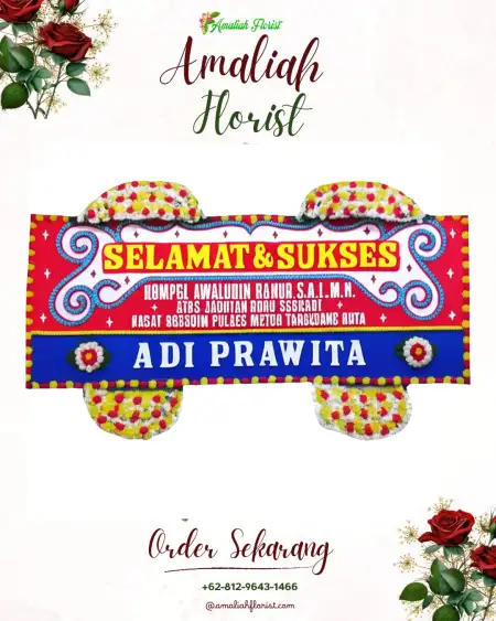 Papan Bunga Ucapan Selamat Botodayaan